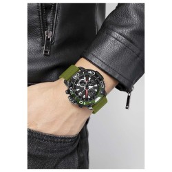 Reloj Hombre Skmei Adventure Analógico  Cronómetro Fecha Verde 9381