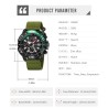 Reloj Hombre Skmei Adventure Analógico  Cronómetro Fecha Verde 9381
