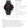 Reloj SmartWatch Skmei S245 Hombre Elegante IP67 Android iOS - Negro