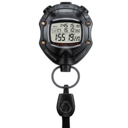 Cronómetro CASIO HS-80TW Rango 10 Hrs 100 Memorias X2 01/1000 - Negro