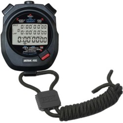Cronómetro Ultrak 495 Rango 10 Hrs 100 Memorias Duales 01/100 - Negro