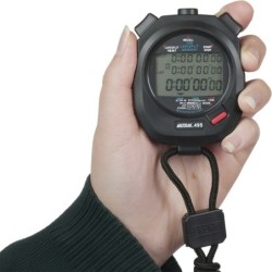 Cronómetro Ultrak 495 Rango 10 Hrs 100 Memorias Duales 01/100 - Negro