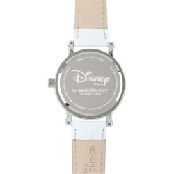 Reloj Mujer Disney Minnie Mouse Analógico Casual Piel Blanco W002759