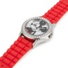 Reloj Mujer Disney Mickey Mouse Analógico Silicona Acero - MK1232