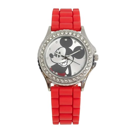 Reloj Mujer Disney Mickey Mouse Analógico Silicona Acero - MK1232