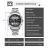 Reloj SKMEI Boss Hombre Analógico Digital Casual Retroiluminado 2049