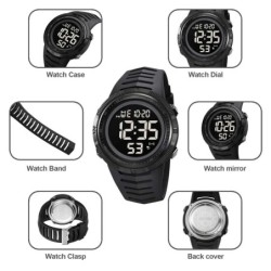 RelojSkmei North Hombre Digital Deportivo Dual 4 Alarmas Luz Led 2148