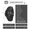 RelojSkmei North Hombre Digital Deportivo Dual 4 Alarmas Luz Led 2148