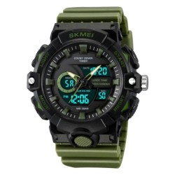 Reloj Skmei Shadow Hombre Analógico Digital Deportivo Verde 2225