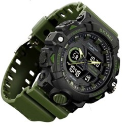 Reloj Skmei Shadow Hombre Analógico Digital Deportivo Verde 2225