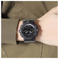 Reloj Skmei Shadow Hombre Analógico Digital Deportivo Verde 2225
