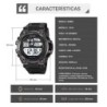 Reloj Skmei Heavy Hombre Digital Deportivo Cronómetro Dual LED 2318