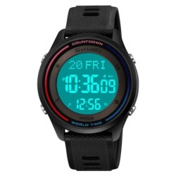 Reloj Skmei Geo Hombre Digital Deportivo Dual LED Cronometro 2348