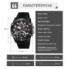 Reloj Skmei Vector Hombre Analógico Digital Alarma Cronometro 2476