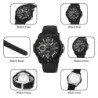 Reloj Skmei Layer Hombre Analógico Digital Luz LED Cronometro 2487