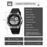 Reloj Hombre Skmei Terra Digital Deportivo Dual Alarma Luz LED 2517