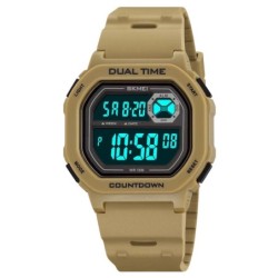 Reloj Skmei Block Hombre Digital Deportivo Alarma Luz Tiempo Dual 2543