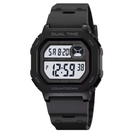 Reloj Skmei Block Hombre Digital Deportivo Alarma Luz Tiempo Dual 2543