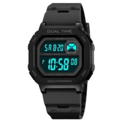 Reloj Skmei Block Hombre Digital Deportivo Alarma Luz Tiempo Dual 2543
