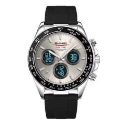 Reloj Skmei Orbit Hombre Analógico Digital Elegante Acero 2588