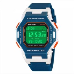Reloj Skmei Motion Unisex Digital Deportivo Podometro 5 Alarmas 2596