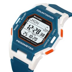 Reloj Skmei Motion Unisex Digital Deportivo Podometro 5 Alarmas 2596