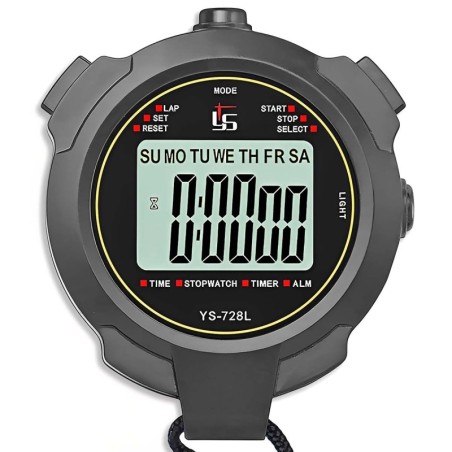 Cronómetro YS-728 Digital 24 Hrs Timer con Apagado Retroiluminado XL