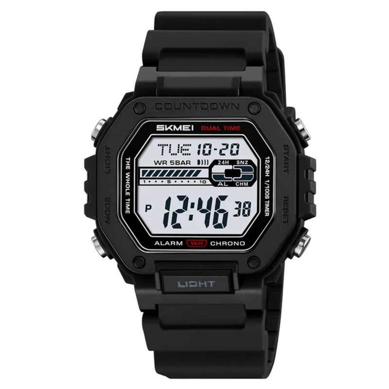 Reloj Skmei Pulse Hombre Digital Deportivo Dual Multifunción 2523