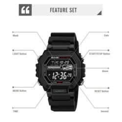 Reloj Skmei Pulse Hombre Digital Deportivo Dual Multifunción 2523