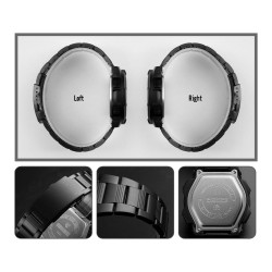 Reloj SKMEI 1370 Horizon Dual Alarma Crono Fechador Light WR - Negro