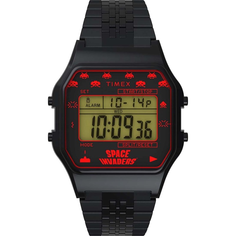 Reloj Hombre TIMEX Space Invaders Digital Deportivo Indiglo TW2V30200