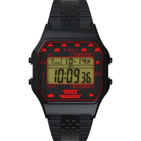 Reloj Hombre TIMEX Space Invaders Digital Deportivo Indiglo TW2V30200