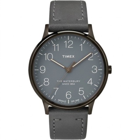 Reloj Hombre TIMEX Waterbury Analogico Casual Piel Indiglo TW2P96000