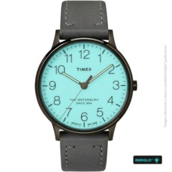 Reloj Hombre TIMEX Waterbury Analogico Casual Piel Indiglo TW2P96000