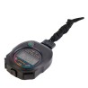 Cronómetro AnyTime 009B Fechador Alarma Split Rango 24 Hr - Negro