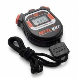 Cronómetro Digital Met-RX 180 24h Memoria Split Alarma Fechador