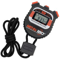 Cronómetro Digital Met-RX 180 24h Memoria Split Alarma Fechador