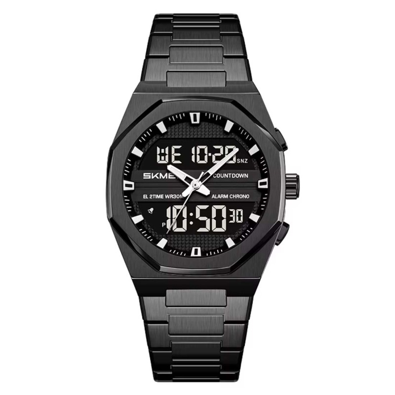 Reloj Skmei Octane Hombre Ana-Digi Casual 3 Tiempos Multifunción 2624