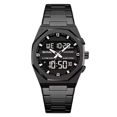 Reloj Skmei Octane Hombre Ana-Digi Casual 3 Tiempos Multifunción 2624