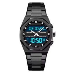 Reloj Skmei Octane Hombre Ana-Digi Casual 3 Tiempos Multifunción 2624