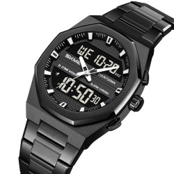 Reloj Skmei Octane Hombre Ana-Digi Casual 3 Tiempos Multifunción 2624