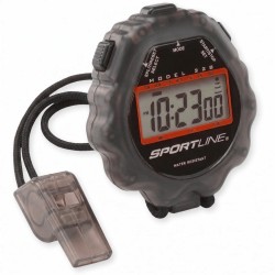 Cronómetro Sport Line 228 LCD Gigante Alarma Fechador Shock - Negro R