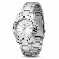 Reloj Mujer Bulova TFX Analógico Fechador Elegante Acero - 36M101