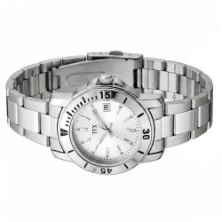 Reloj Mujer Bulova TFX Analógico Fechador Elegante Acero - 36M101