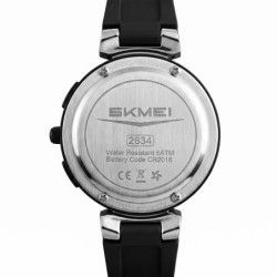 Reloj Skmei Zenith Hombre Analógico Digital Casual Alarma Plata 2634