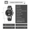 Reloj Skmei Zenith Hombre Analógico Digital Casual Alarma Plata 2634