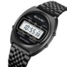 Reloj Skmei Retro Hombre Digital Casual Multifunción Acero Negro 2653