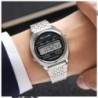 Reloj Skmei Retro Hombre Digital Casual Multifunción Acero Plata 2653