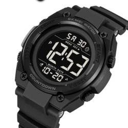 Reloj Skmei Trooper Hombre Digital Deportivo Dual Alarma Negro 2713