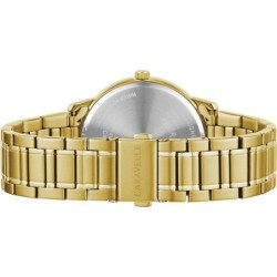 Reloj Hombre CARAVELLE BULOVA Analógico Elegante Cuarzo Dorado 44A114
